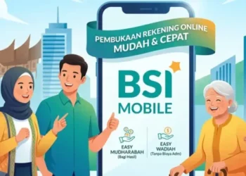 Cara Daftar Rekening BSI Tanpa Ke Bank, Berikut Syarat Dan Nominal Setoran Awalnya