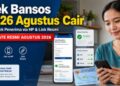 Cara Cek Bansos September 2026 Lewat HP, Cek Penerima PKH dan BPNT Tahap 3