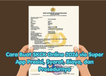 Cara Buat SKCK Online 2026 via Super App Presisi, Syarat, Biaya, dan Prosedurnya