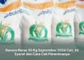 Bansos Beras 30 Kg September 2026 Cair, Ini Syarat dan Cara Cek Penerimanya