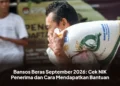 Bansos Beras September 2026: Cek NIK Penerima dan Cara Mendapatkan Bantuan