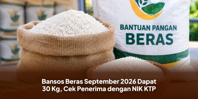 Bansos Beras September 2026 Dapat 30 Kg, Cek Penerima dengan NIK KTP