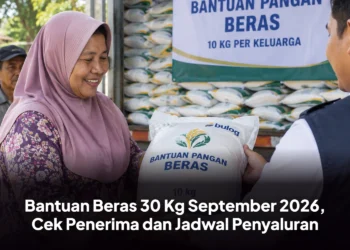 Bantuan Beras 30 Kg September 2026, Cek Penerima dan Jadwal Penyaluran