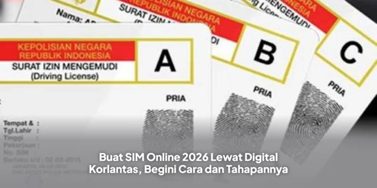 Buat SIM Online 2026 Lewat Digital Korlantas, Begini Cara dan Tahapannya
