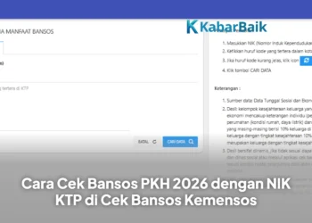 Cara Cek Bansos PKH 2026 dengan NIK KTP di Cek Bansos Kemensos
