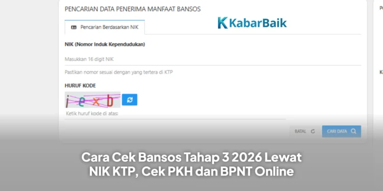 Cara Cek Bansos Tahap 3 2026 Lewat NIK KTP, Cek PKH dan BPNT Online