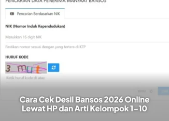 Cara Cek Desil Bansos 2026 Online Lewat HP dan Arti Kelompok 1-10
