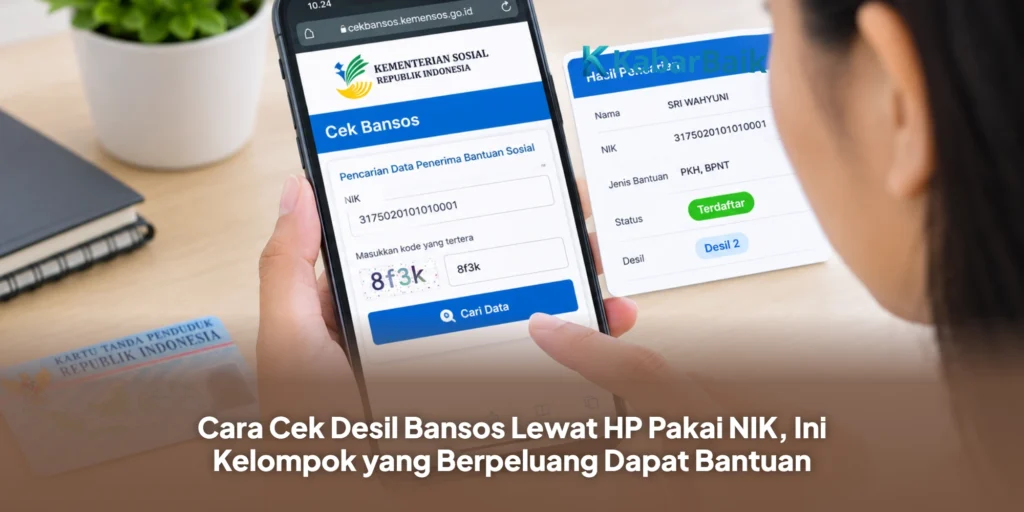 Cara Cek Desil Bansos Lewat HP Pakai NIK, Ini Kelompok yang Berpeluang Dapat Bantuan