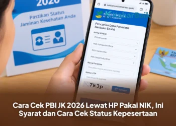 Cara Cek PBI JK 2026 Lewat HP Pakai NIK, Ini Syarat dan Cara Cek Status Kepesertaan
