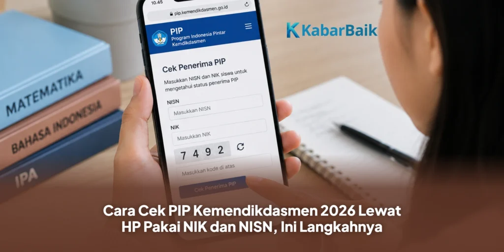 Cara Cek PIP Kemendikdasmen 2026 Lewat HP Pakai NIK dan NISN, Ini Langkahnya