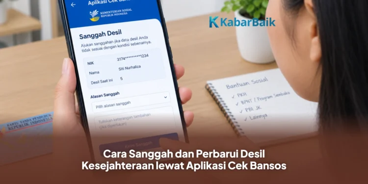Cara Sanggah dan Perbarui Desil Kesejahteraan lewat Aplikasi Cek Bansos