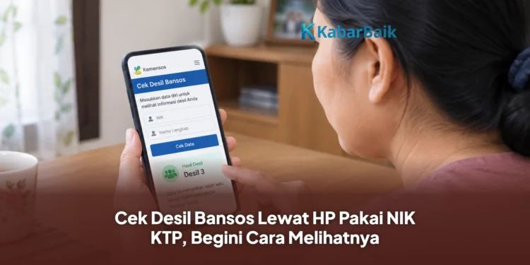 Cek Desil Bansos Lewat HP Pakai NIK KTP, Begini Cara Melihatnya