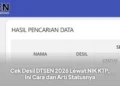 Cek Desil DTSEN 2026 Lewat NIK KTP, Ini Cara dan Arti Statusnya