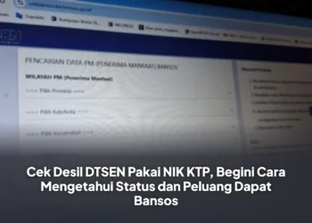 Cek Desil DTSEN Pakai NIK KTP, Begini Cara Mengetahui Status dan Peluang Dapat Bansos