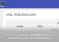 Cek NIK Desil Berapa di DTSEN September 2026 Online Lewat HP, Ini Langkahnya