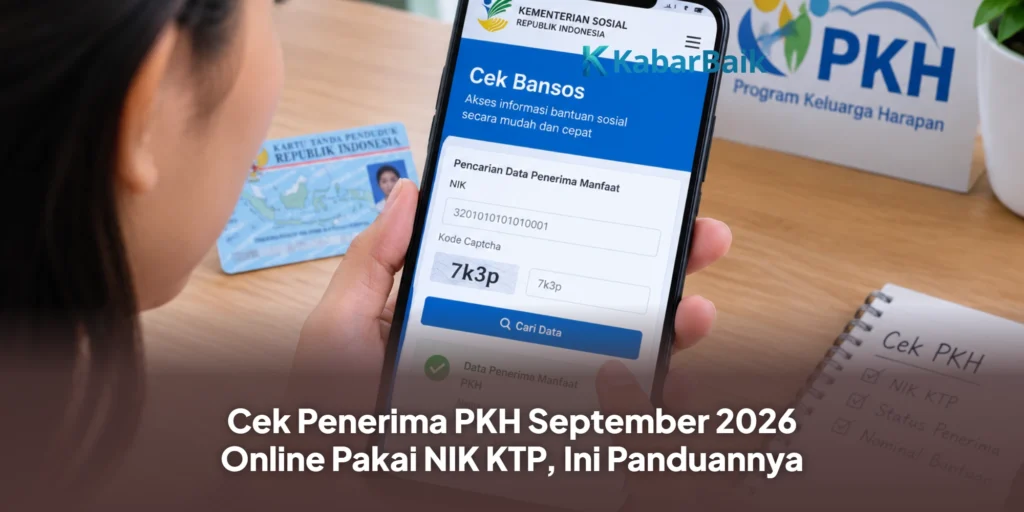 Cek Penerima PKH September 2026 Online Pakai NIK KTP, Ini Panduannya
