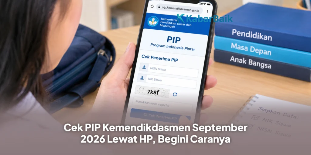 Cek PIP Kemendikdasmen September 2026 Lewat HP, Begini Caranya
