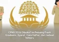 CPNS 2026 Dibuka? Ini Peluang Fresh Graduate, Syarat, Cara Daftar, dan Jadwal Terbaru