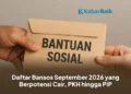 Daftar Bansos September 2026 yang Berpotensi Cair, PKH hingga PIP