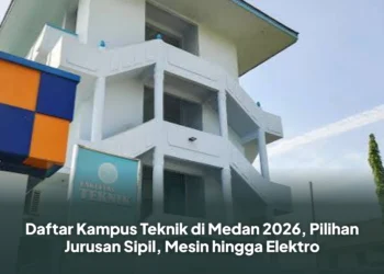 Daftar Kampus Teknik di Medan 2026, Pilihan Jurusan Sipil, Mesin hingga Elektro