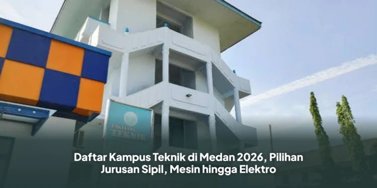 Daftar Kampus Teknik di Medan 2026, Pilihan Jurusan Sipil, Mesin hingga Elektro