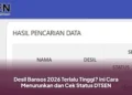 Desil Bansos 2026 Terlalu Tinggi? Ini Cara Menurunkan dan Cek Status DTSEN