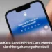 Lupa Kata Sandi HP? Ini Cara Membuka dan Mengaksesnya Kembali