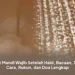 Niat Mandi Wajib Setelah Haid, Bacaan, Tata Cara, Rukun, dan Doa Lengkap