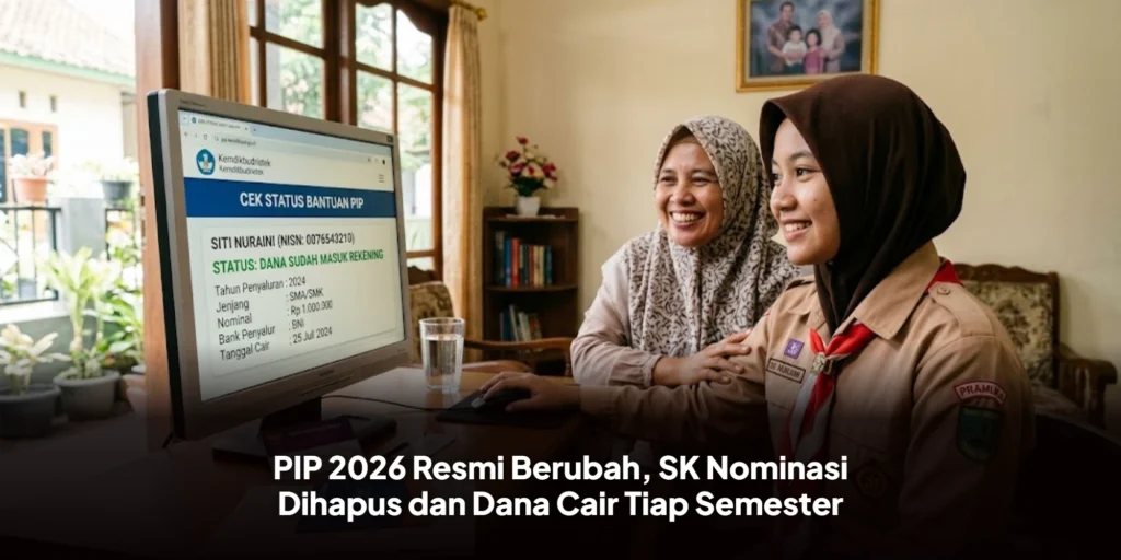 PIP 2026 Resmi Berubah, SK Nominasi Dihapus dan Dana Cair Tiap Semester