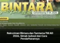 Rekrutmen Bintara dan Tamtama TNI AD 2026, Simak Jadwal dan Cara Pendaftarannya