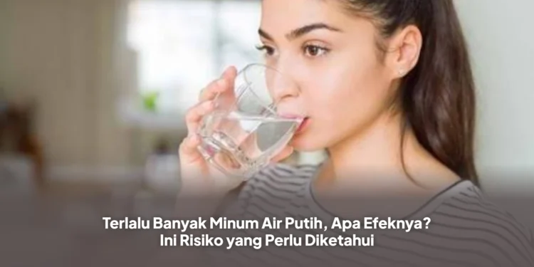 Terlalu Banyak Minum Air Putih, Apa Efeknya? Ini Risiko yang Perlu Diketahui