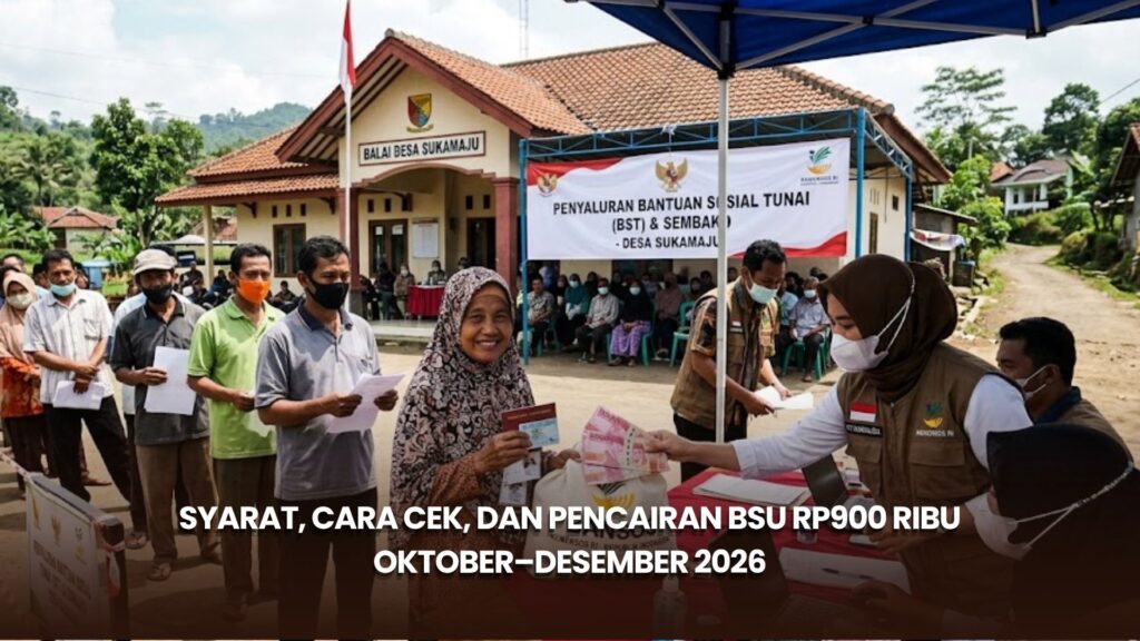 Syarat, Cara Cek, dan Pencairan BSU Rp900 Ribu Oktober–Desember 2026