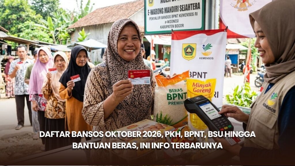Daftar Bansos Oktober 2026, PKH, BPNT, BSU hingga Bantuan Beras, Ini Info Terbarunya