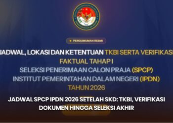 Jadwal SPCP IPDN 2026 Setelah SKD: TKBI, Verifikasi Dokumen hingga Seleksi Akhir