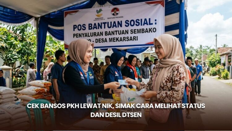 Cek Bansos PKH Lewat NIK, Simak Cara Melihat Status dan Desil DTSEN