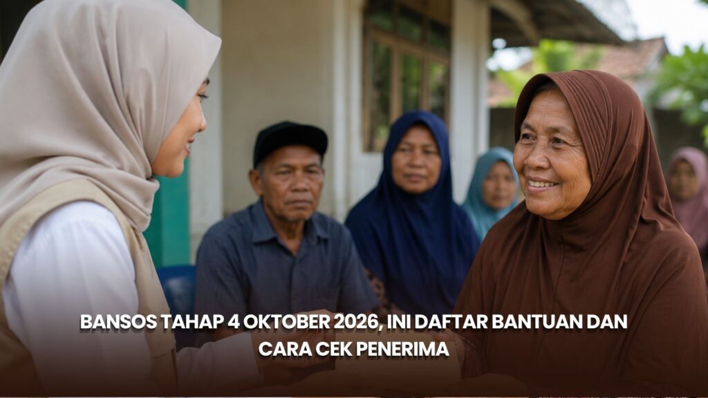 Bansos Tahap 4 Oktober 2026, Ini Daftar Bantuan dan Cara Cek Penerima