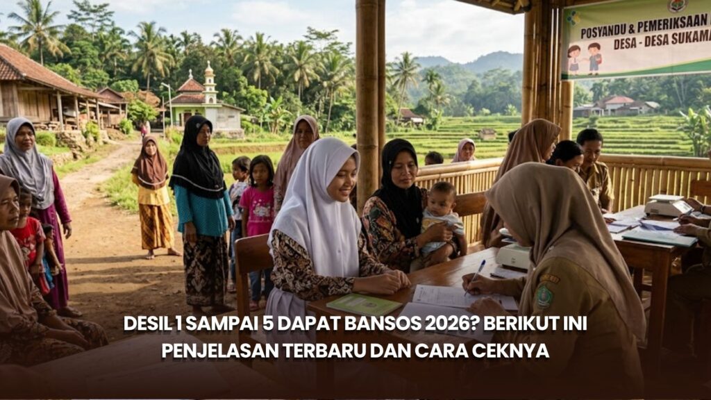 Desil 1 sampai 5 Dapat Bansos 2026? Berikut Ini Penjelasan Terbaru dan Cara Ceknya