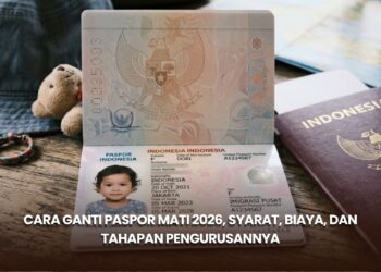 Cara Ganti Paspor Mati 2026, Syarat, Biaya, dan Tahapan Pengurusannya