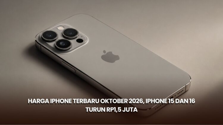 Harga iPhone Terbaru Oktober 2026, iPhone 15 dan 16 Turun Rp1,5 Juta