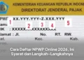 Cara Daftar NPWP Online 2026, Ini Syarat dan Langkah-Langkahnya