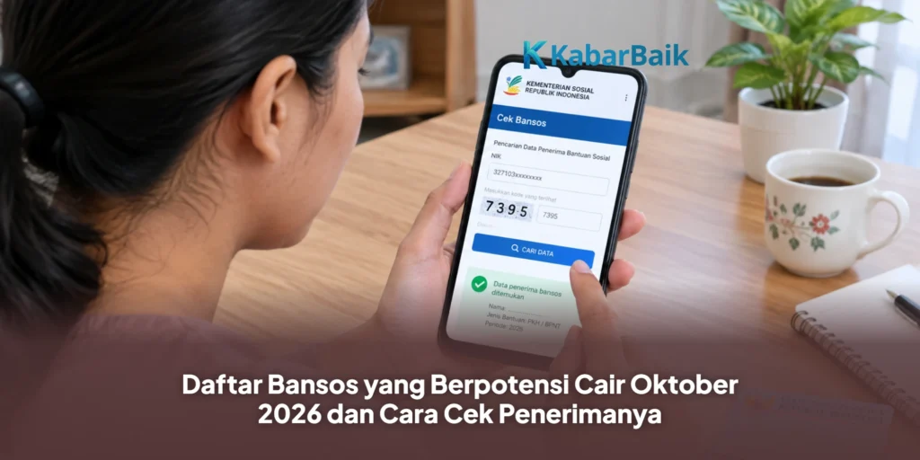 Daftar Bansos yang Berpotensi Cair Oktober 2026 dan Cara Cek Penerimanya