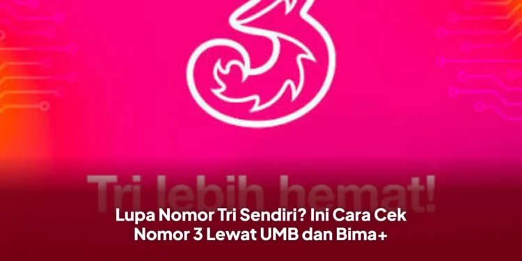 Lupa Nomor Tri Sendiri? Ini Cara Cek Nomor 3 Lewat UMB dan Bima+