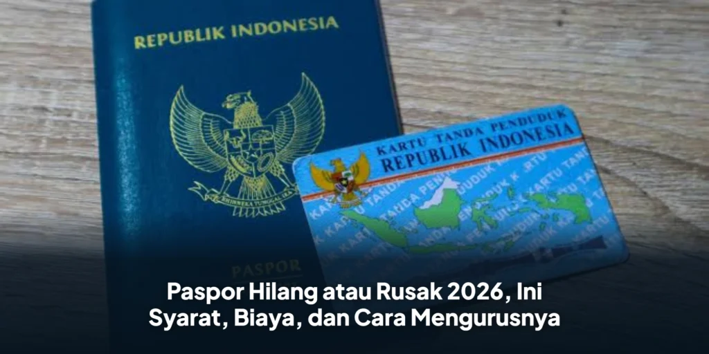 Paspor Hilang atau Rusak 2026, Ini Syarat, Biaya, dan Cara Mengurusnya